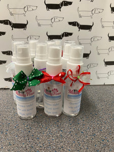 Personalised 30ml Cologne Sprays with Christmas Bow