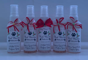 Personalised 30ml Cologne Sprays with Christmas Bow