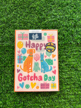 Load image into Gallery viewer, Happy Gotcha Day Edible Card - Chicken Flavour