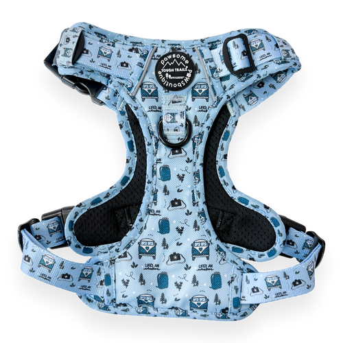 Tough Trails Harness - Reuben's Roadtrip - Patterned Border