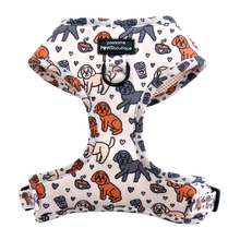 Load image into Gallery viewer, D-Ring Adjustable Harness - Doodle Dogs