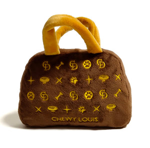 Chewy Louis Handbag Parody Plush Dog Toy