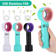 Load image into Gallery viewer, USB Portable Blade less Fan