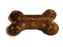 Load image into Gallery viewer, The CatwalkDog Chewy Louis Bone Parody Plush Dog Toy