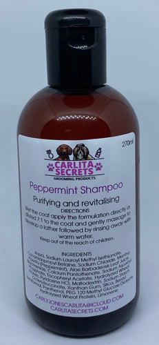 Peppermint Shampoo - Purifying and Revitalising 270ml