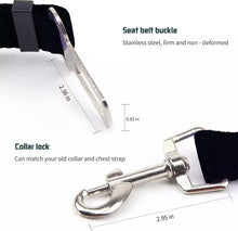 Load image into Gallery viewer, Adjustable Dog Car Seat  Belt Pet Seat Vehicle