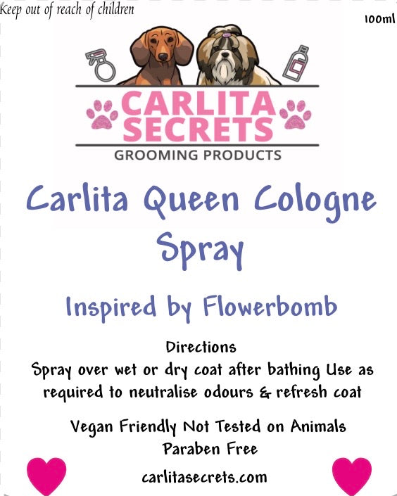 Carlita Queen Cologne Spray inspired by Flowerbomb