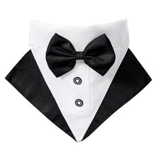 Load image into Gallery viewer, Dog Black Tuxedo collar