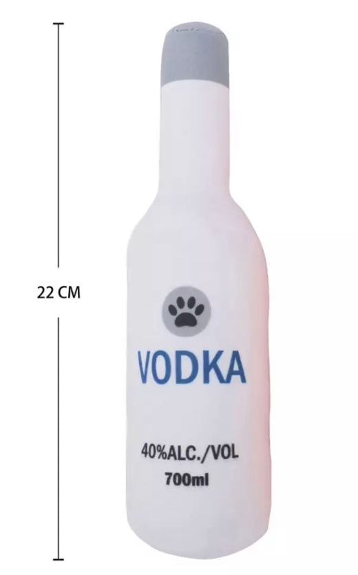 Vodka Squeaky Dog Toy