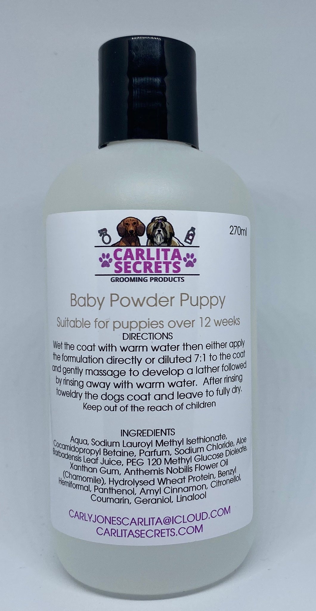 Baby Powder Puppy Shampoo