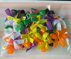 50 Dog Collar Bows Assorted Mix Pack