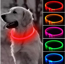 Load image into Gallery viewer, Dog Light up Collar USB Rechargeable